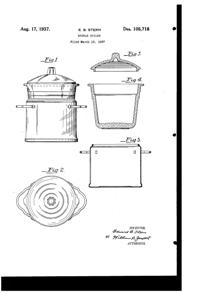 McKee Double Boiler Design Patent D105718-1