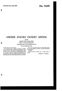 McKee Glasbake Crab Dish Design Patent D124849-2
