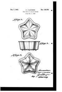 McKee Gelatin Mold Design Patent D136782-1