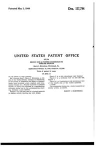 McKee Casserole Design Patent D137794-2