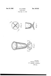 McKee Goblet Design Patent D167015-1