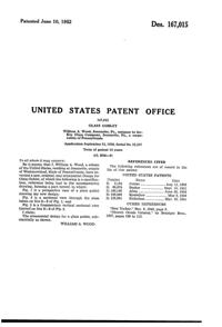 McKee Goblet Design Patent D167015-2