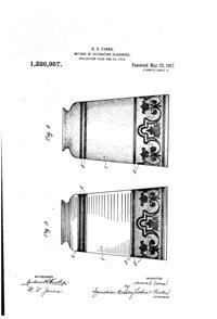 MacBeth-Evans Method of Decorating Glass Patent 1226957-2