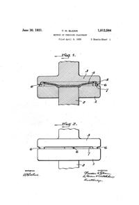 MacBeth-Evans Method of Pressing Glass Patent 1812564-1