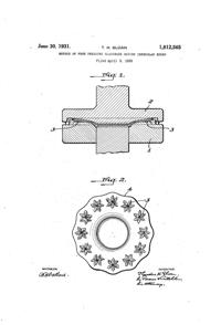 MacBeth-Evans Method of Pressing Glass Patent 1812565-1