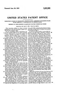MacBeth-Evans Method of Pressing Glass Patent 1812565-2