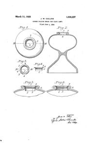 Bartlett Collins Lamp Burner Holder Patent 1530237-1