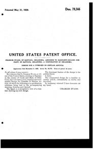 Bartlett Collins Tumbler Design Patent D 78566-2