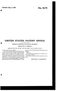 Bartlett Collins Tumbler Design Patent D 84775-2