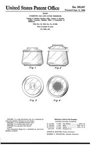 Bartlett Collins Candy Jar Design Patent D205687-1