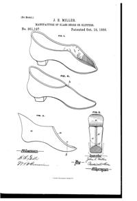 Bryce Glass Slipper Patent 351197-1