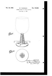 Bryce # 196, # 855 Stem Design Patent D102062-1