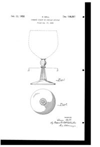 Bryce # 867, # 875, # 877, # 892, # 897 Stem Design Patent D108557-1