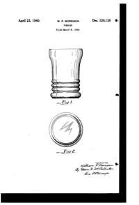 Bryce Tumbler Design Patent D120135-1
