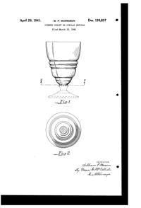 Bryce Footed Tumbler Design Patent D126837-1