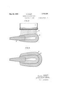 Consolidated #1100 Catalonian Bubbled Glass Patent 1715130-2