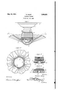 Consolidated Light Fixture Patent 1806251-1