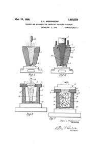 Federal Crackle Glass Production Patent 1603552-2