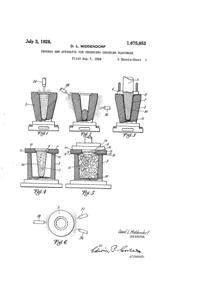 Federal Crackle Glass Production Patent 1675952-1