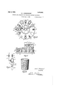 Federal Crackle Glass Production Patent 1675952-2