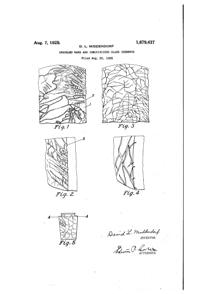 Federal Crackle Glass Production Patent 1679437-1