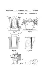 Federal Crackle Glass Production Patent 1739825-2