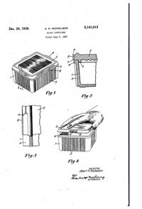 Federal Refrigerator Dish Patent 2141013-1