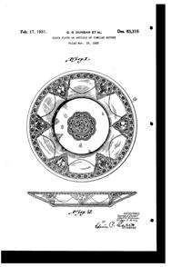 Federal Georgian Plate Design Patent D 83315-1