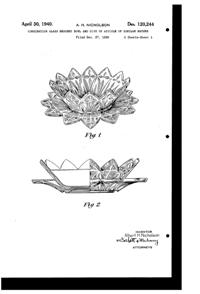 Federal Petal Dish Design Patent D120244-1