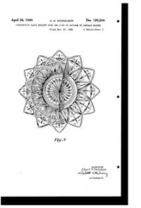 Federal Petal Dish Design Patent D120244-2