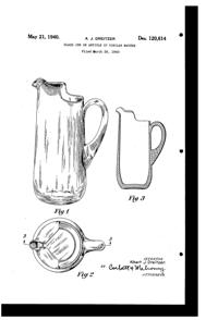 Federal Pitcher Design Patent D120614-1
