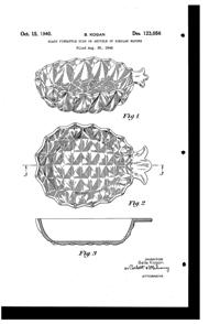 Federal Pineapple Dish Design Patent D123056-1