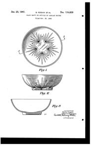 Federal Star Bowl Design Patent D124859-1