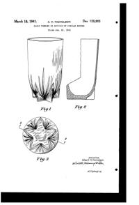 Federal Star Tumbler Design Patent D125901-1