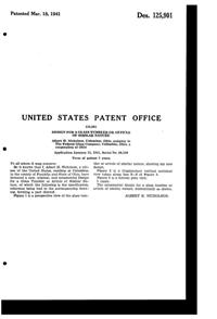 Federal Star Tumbler Design Patent D125901-2