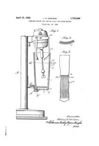 Hazel-Atlas Kar-Lac Mixer Tumbler Patent 1754560-1