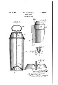 Hazel-Atlas Malted Milk Mixer Patent 1890307-1