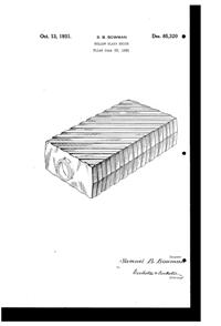 Hazel-Atlas Glass Brick Design Patent D 85320-1