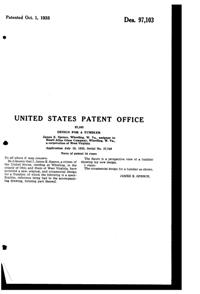Hazel-Atlas Tumbler Design Patent D 97103-2