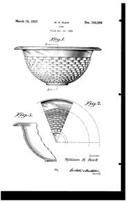 Hazel-Atlas Mixing Bowl Design Patent D103599-1