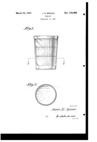 Hazel-Atlas Tumbler Design Patent D103698-1