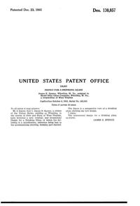 Hazel-Atlas Tumbler Design Patent D130857-2