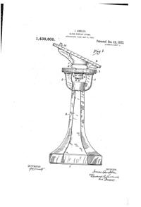 Jeannette Display Stand Patent 1438805-1