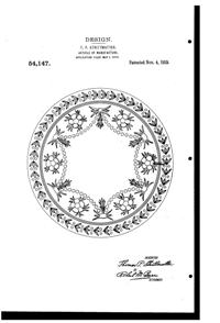 Liberty Cutting Design Patent D 54147-1