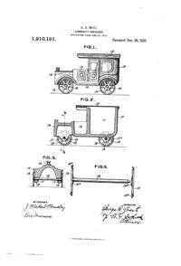 Westmoreland Limousine Candy Container Patent 1210121-1
