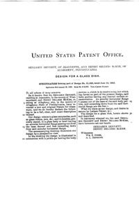 Westmoreland Jar Design Patent D 21620-2
