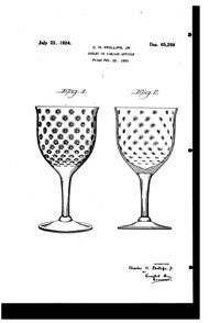 Seneca Goblet Design Patent D 65298-1