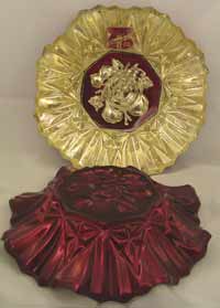 Century Metalcraft Silver and Ruby Decoration