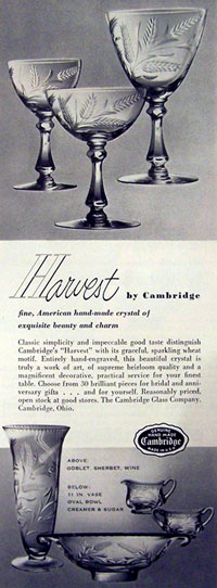 Cambridge Harvest Cutting Advertisement