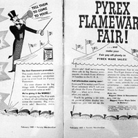 Pyrex Flameware Advertisement